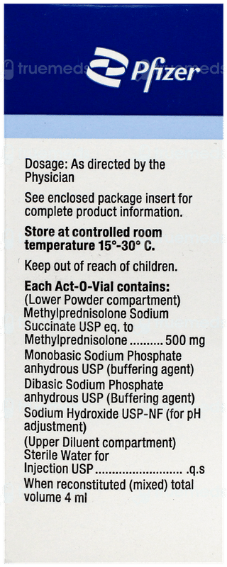 Solu Medrol 500Mg Injection 1